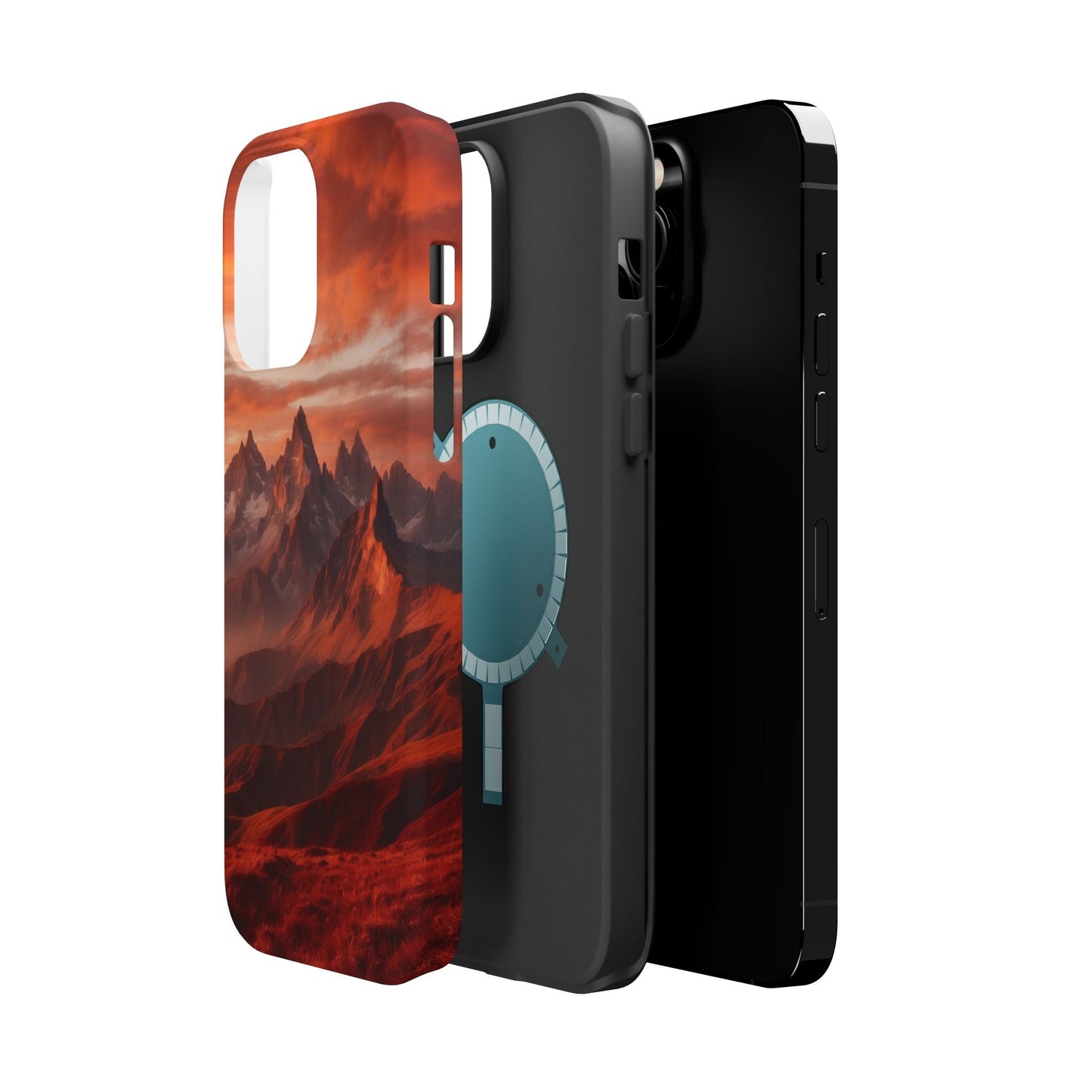 Fiery Mountain Sunset - MagSafe iPhone Case - BOGO Cases