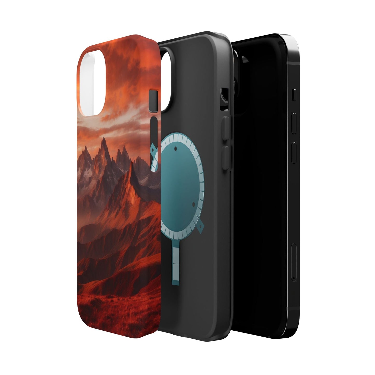 Fiery Mountain Sunset - MagSafe iPhone Case - BOGO Cases