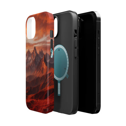 Fiery Mountain Sunset - MagSafe iPhone Case - BOGO Cases