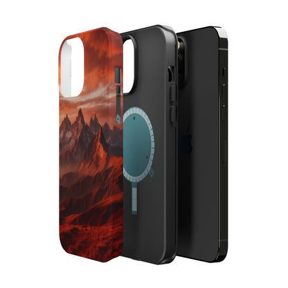 Fiery Mountain Sunset - MagSafe iPhone Case - BOGO Cases
