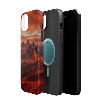 Fiery Mountain Sunset - MagSafe iPhone Case - BOGO Cases