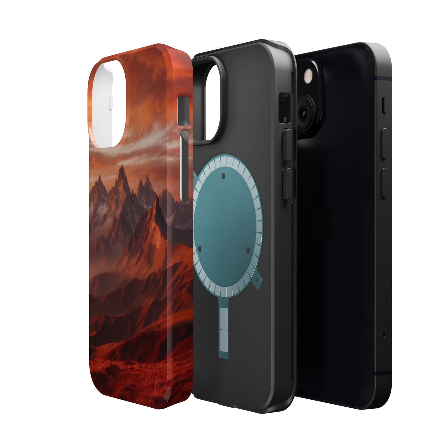 Fiery Mountain Sunset - MagSafe iPhone Case - BOGO Cases