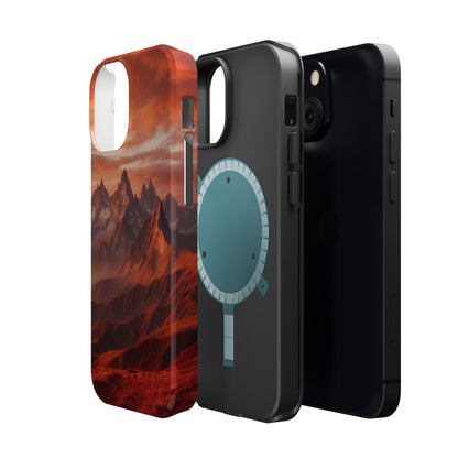Fiery Mountain Sunset - MagSafe iPhone Case - BOGO Cases