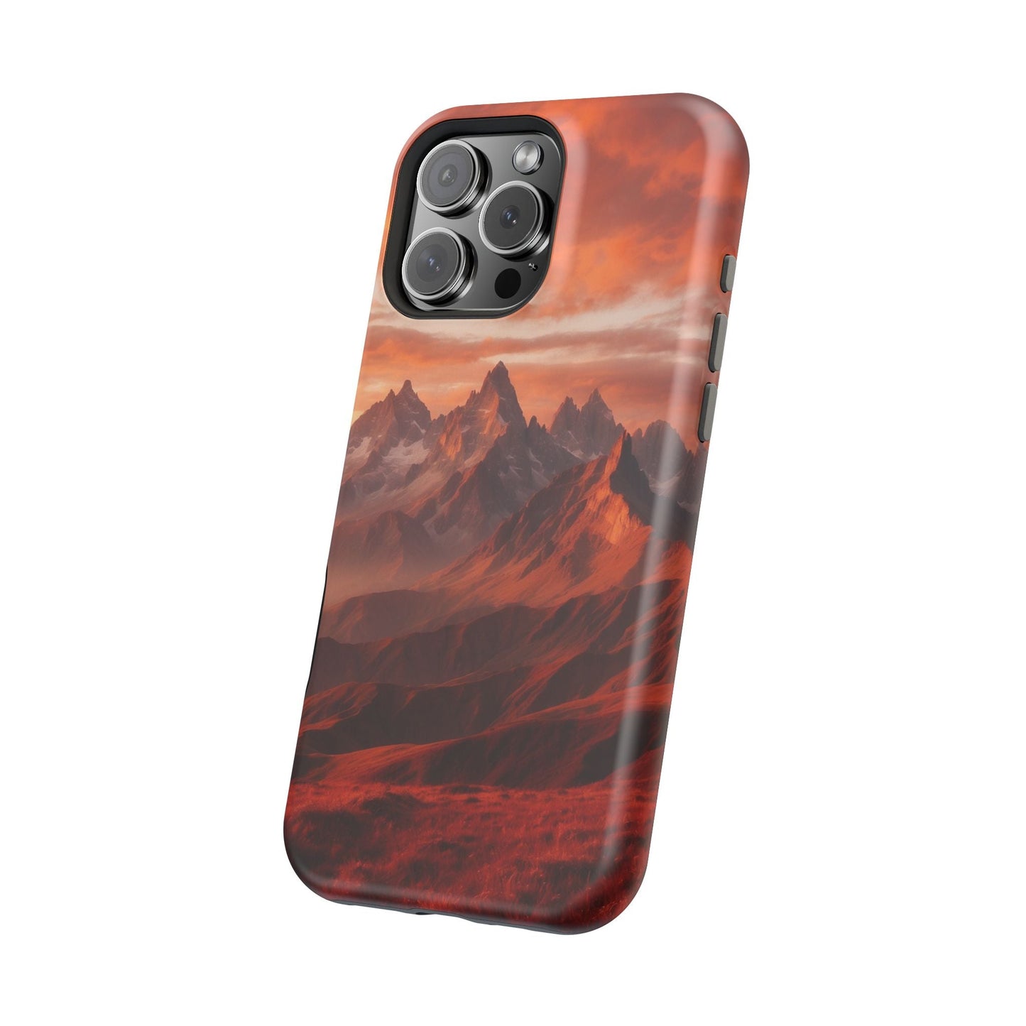 Fiery Mountain Sunset - MagSafe iPhone Case - BOGO Cases
