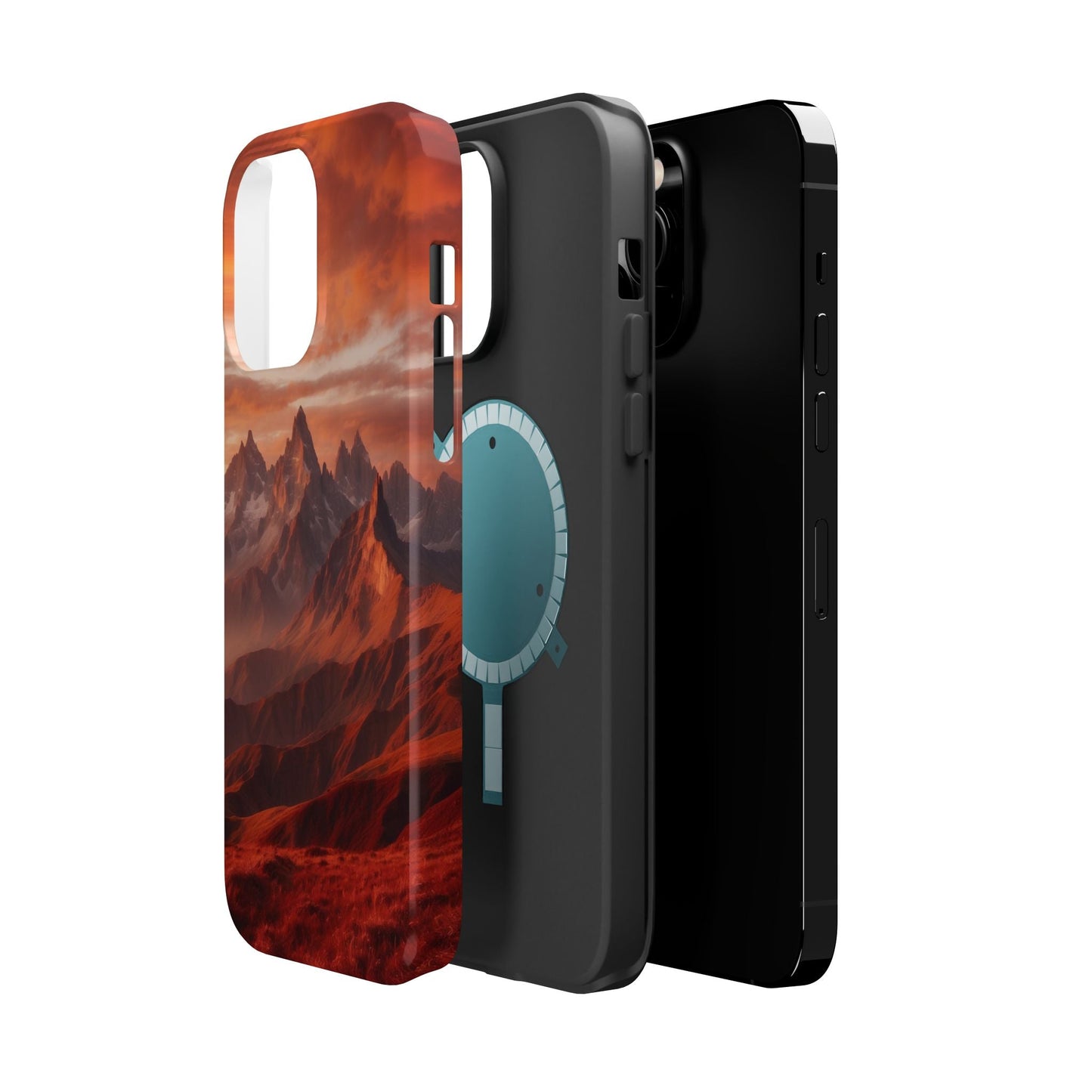 Fiery Mountain Sunset - MagSafe iPhone Case - BOGO Cases