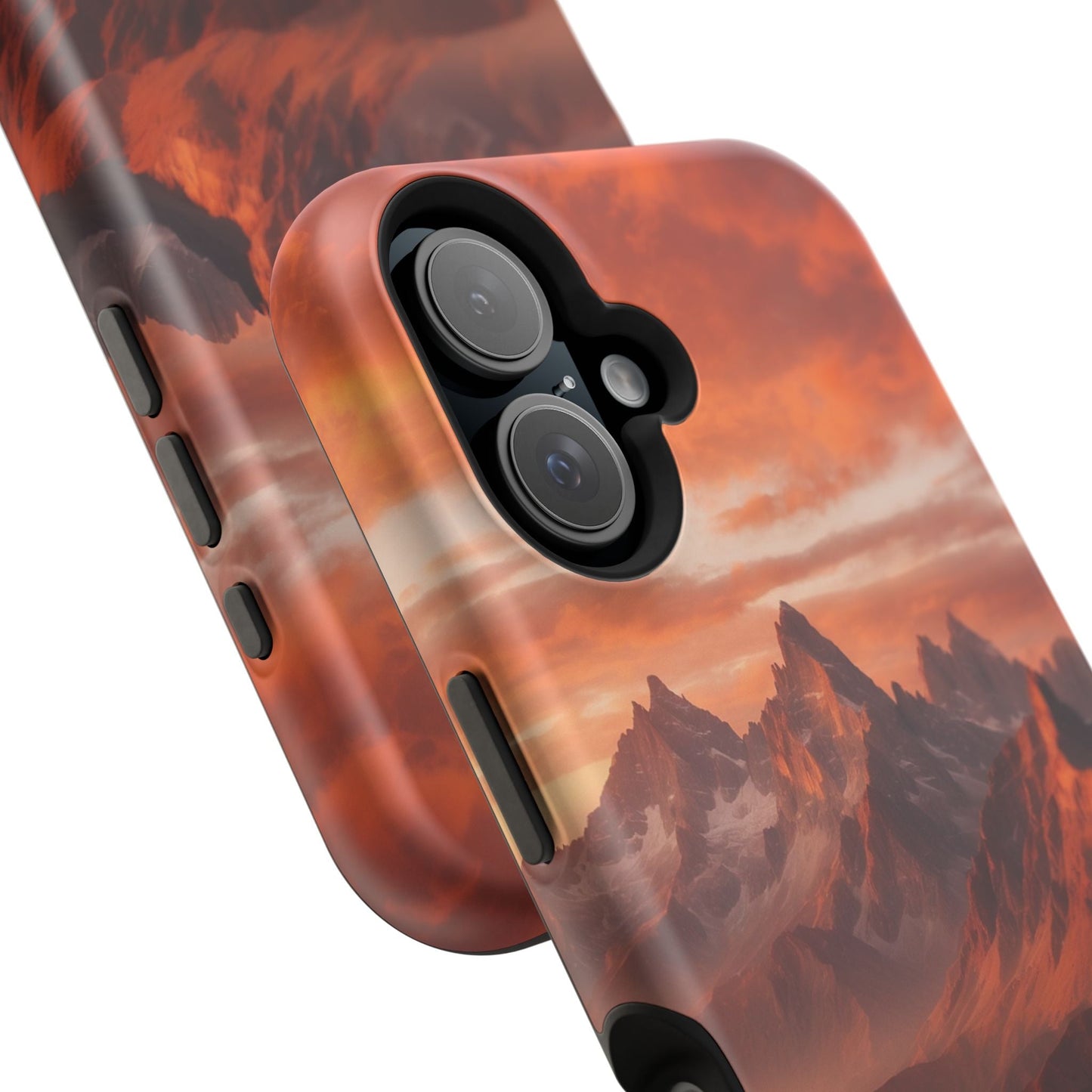 Fiery Mountain Sunset - MagSafe iPhone Case - BOGO Cases