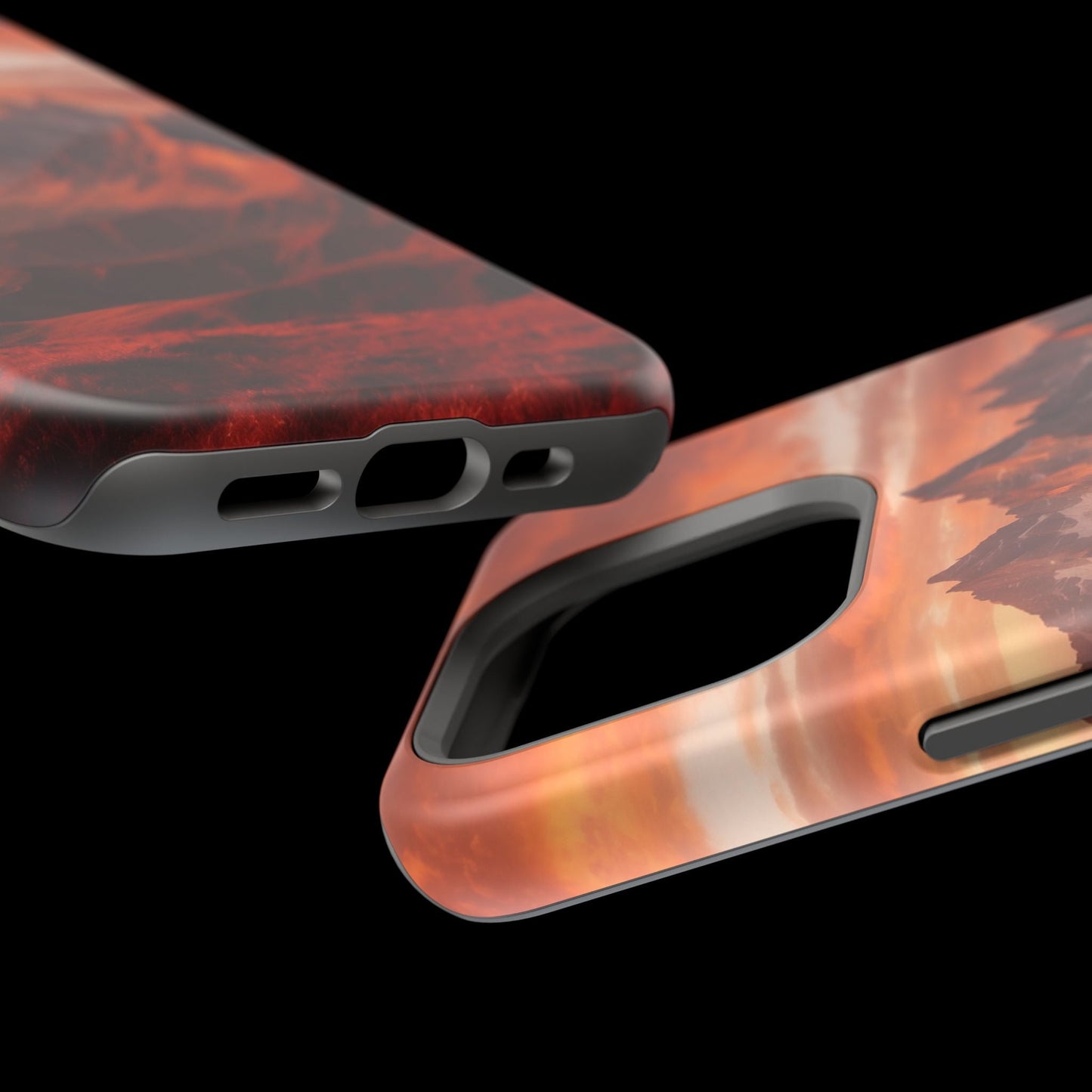 Fiery Mountain Sunset - MagSafe iPhone Case - BOGO Cases