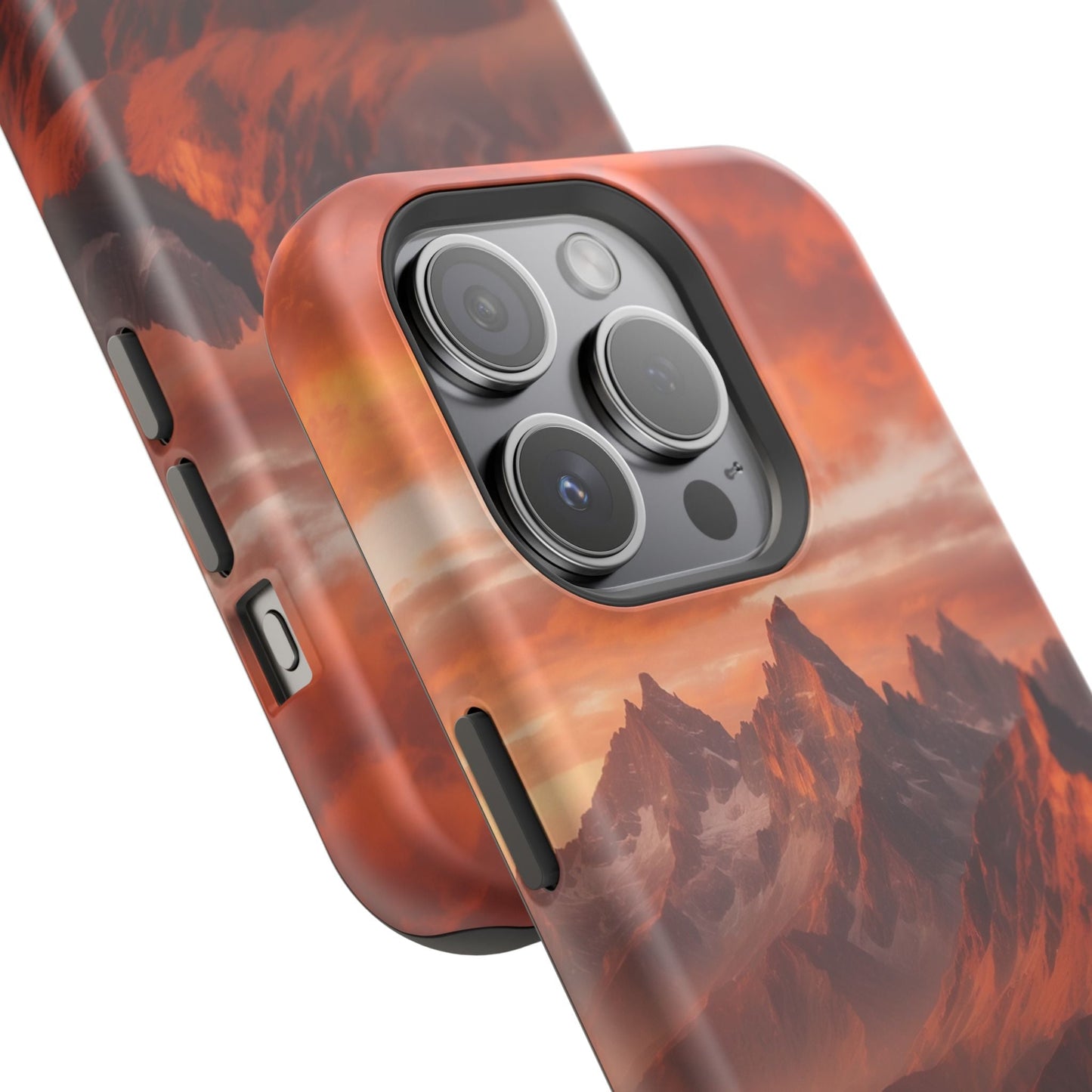 Fiery Mountain Sunset - MagSafe iPhone Case - BOGO Cases