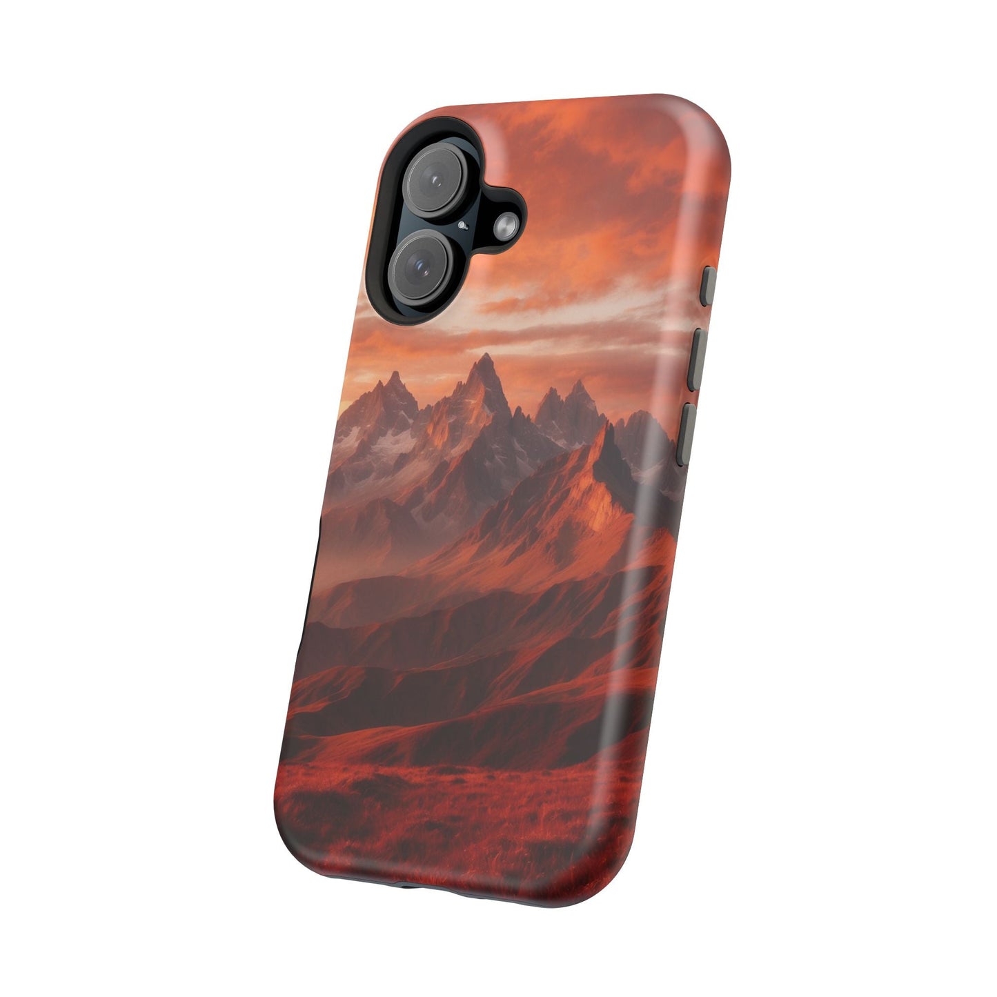 Fiery Mountain Sunset - MagSafe iPhone Case - BOGO Cases