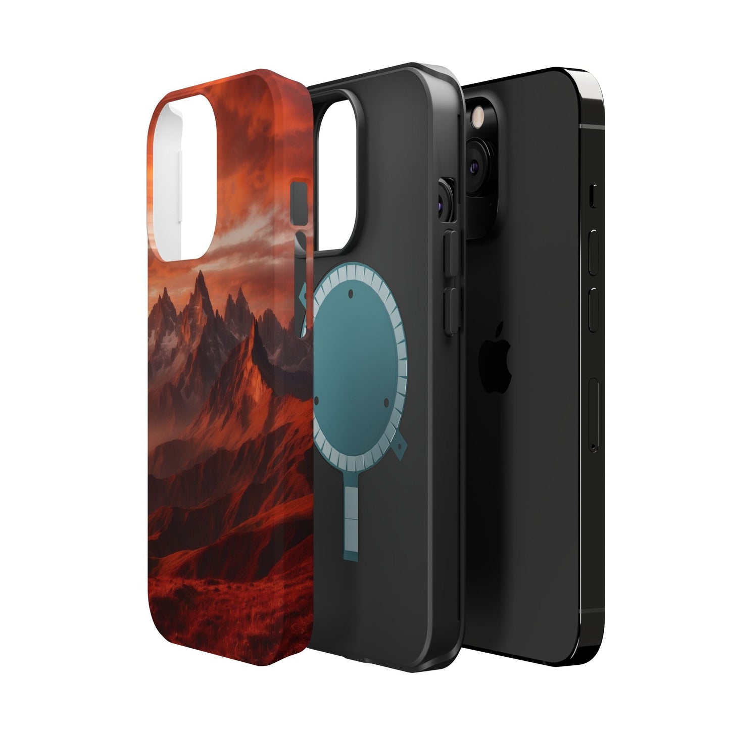 Fiery Mountain Sunset - MagSafe iPhone Case - BOGO Cases