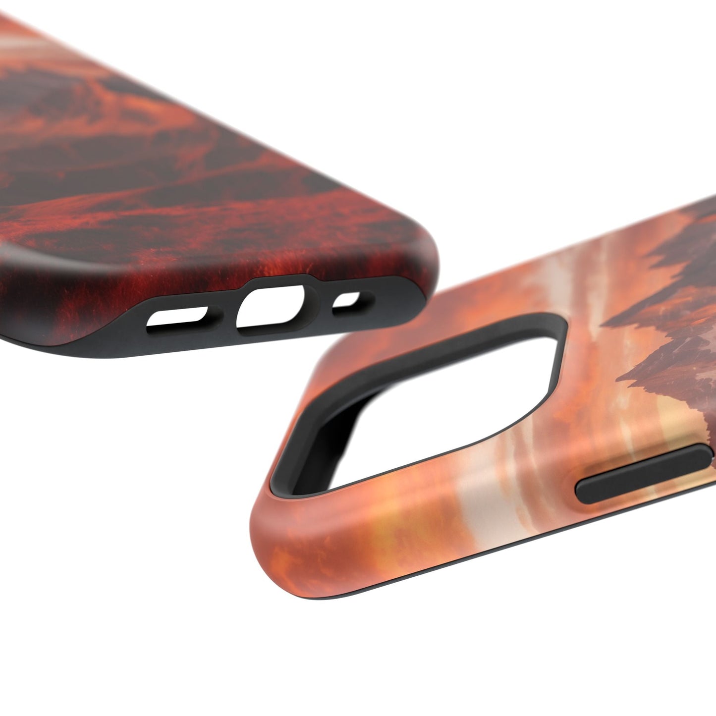 Fiery Mountain Sunset - MagSafe iPhone Case - BOGO Cases