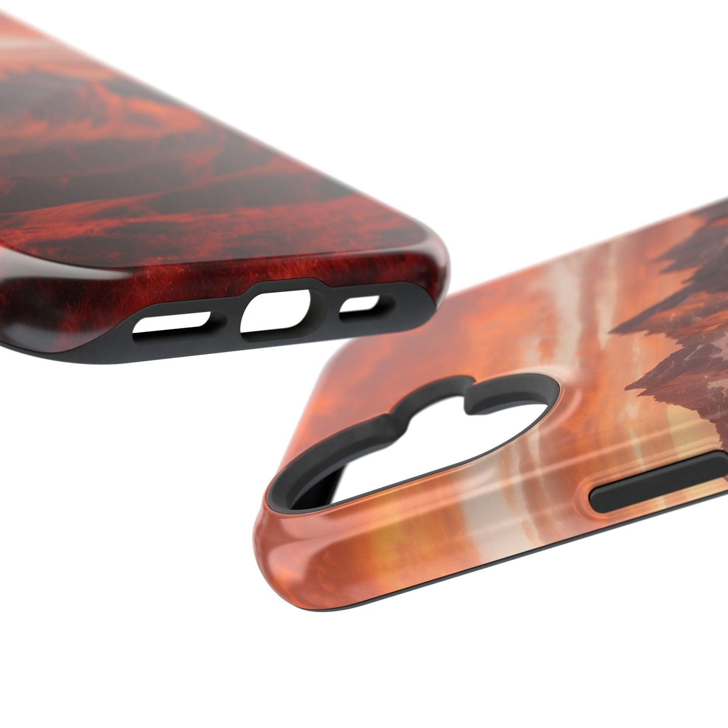 Fiery Mountain Sunset - MagSafe iPhone Case - BOGO Cases