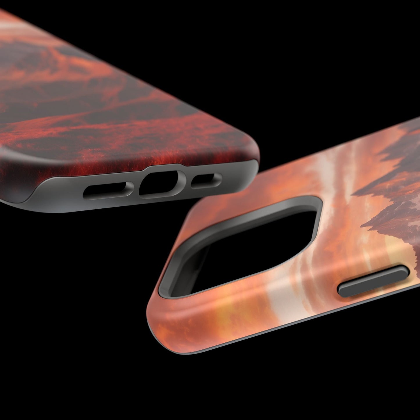 Fiery Mountain Sunset - MagSafe iPhone Case - BOGO Cases