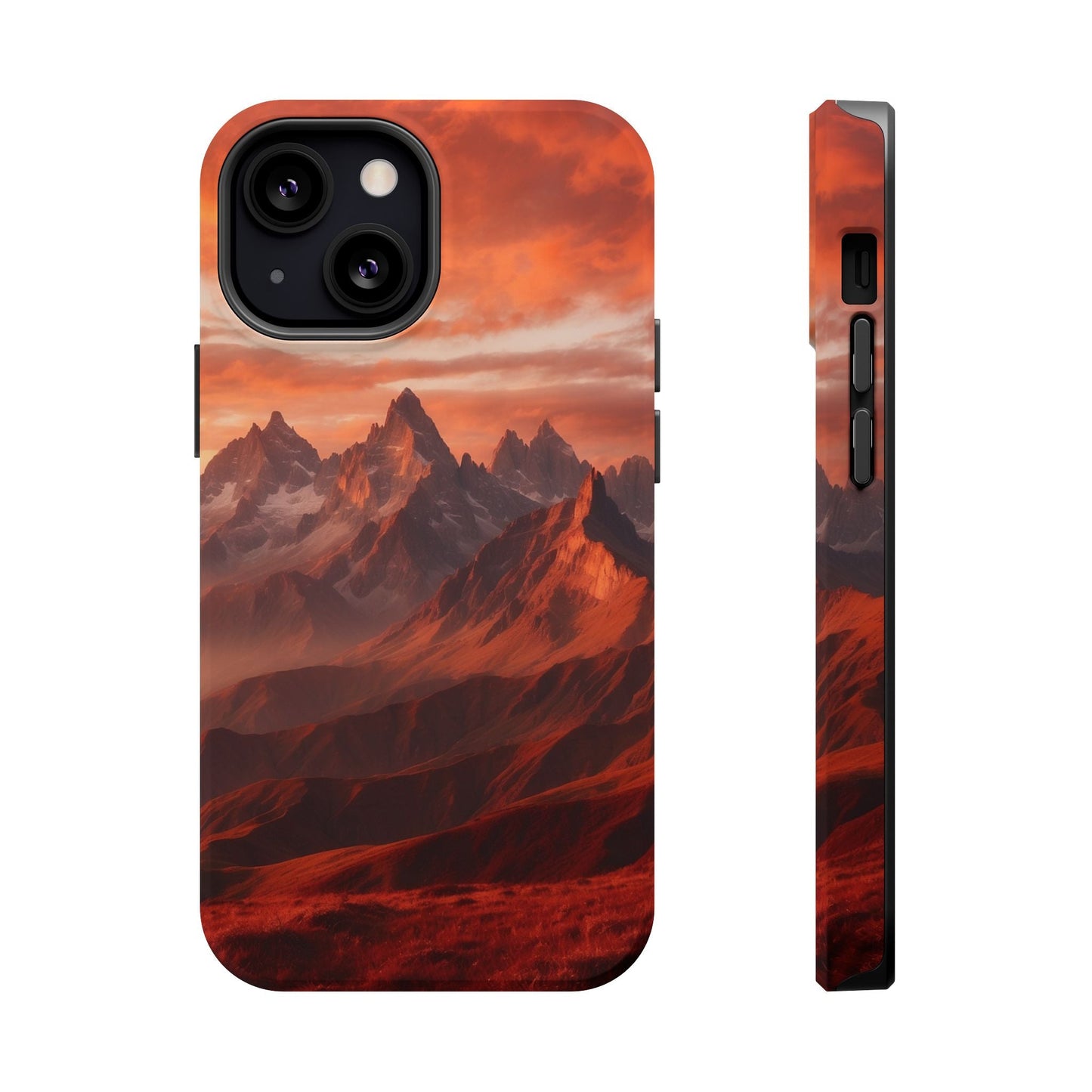 Fiery Mountain Sunset - MagSafe iPhone Case - BOGO Cases