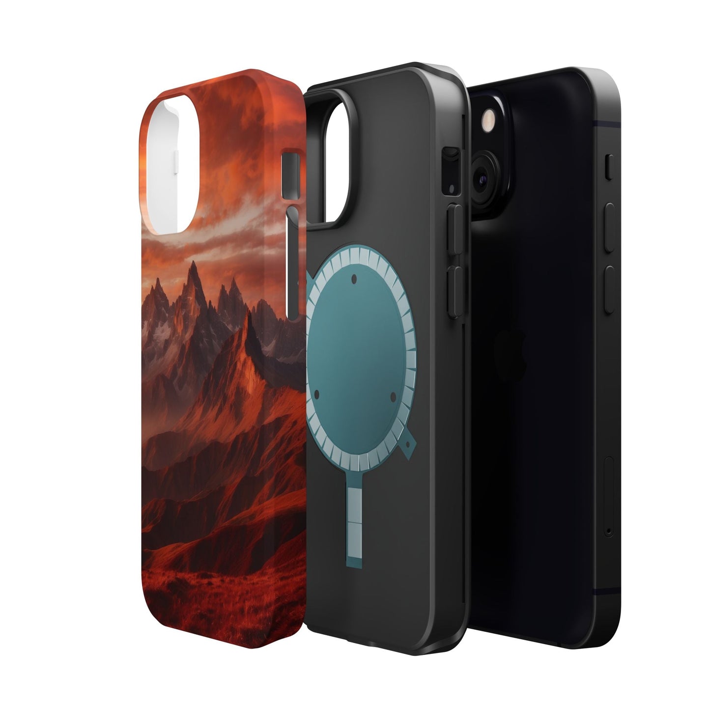 Fiery Mountain Sunset - MagSafe iPhone Case - BOGO Cases