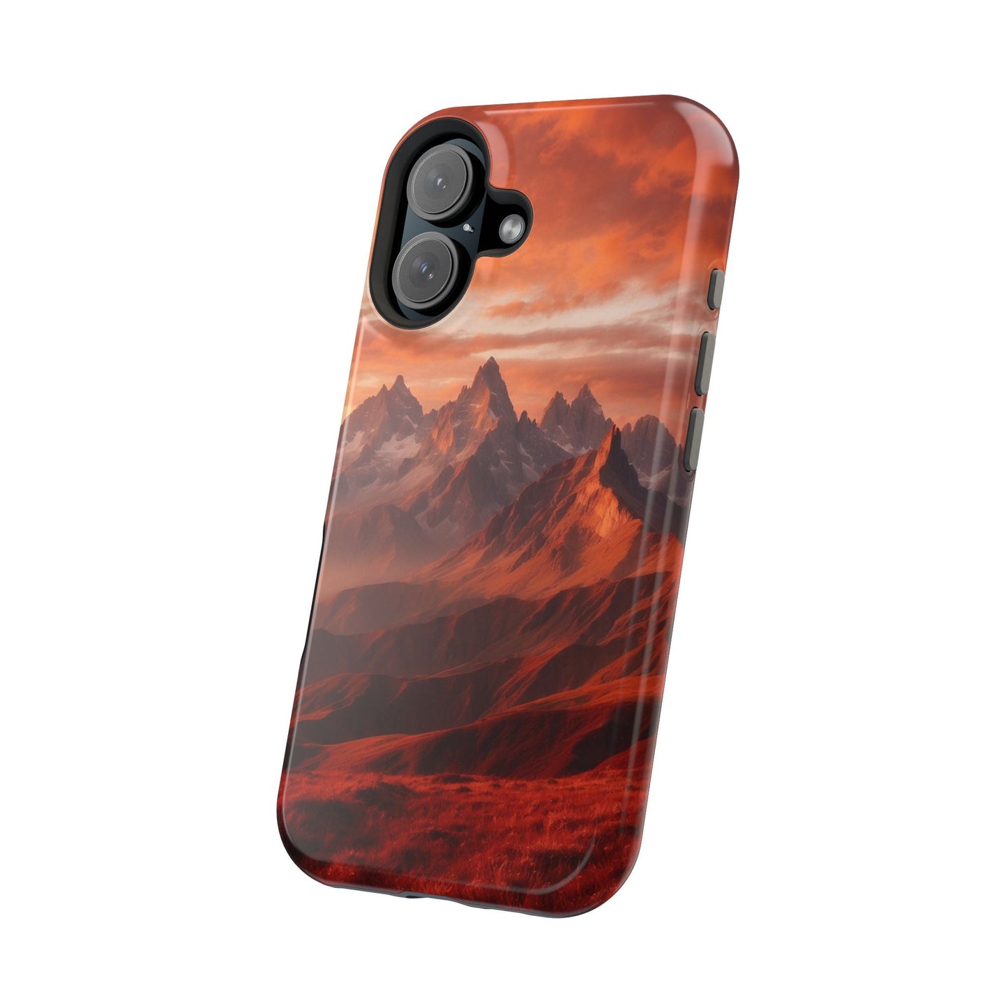 Fiery Mountain Sunset - MagSafe iPhone Case - BOGO Cases