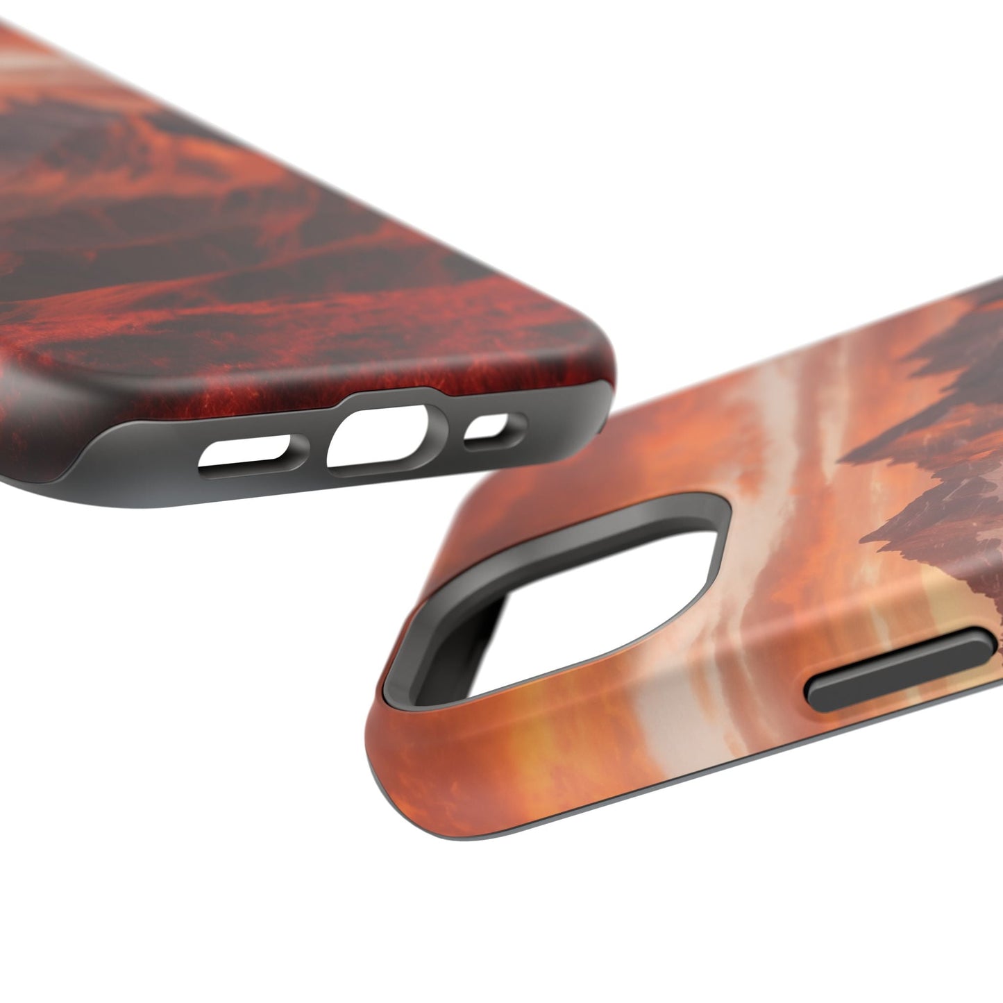 Fiery Mountain Sunset - MagSafe iPhone Case - BOGO Cases