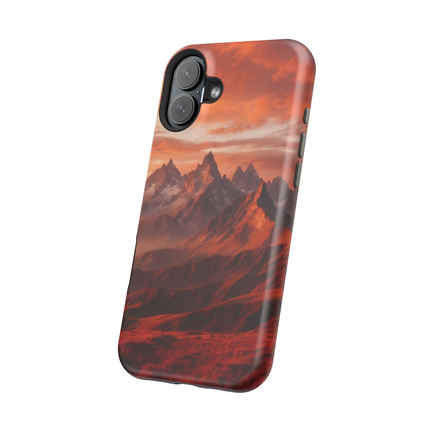 Fiery Mountain Sunset - MagSafe iPhone Case - BOGO Cases