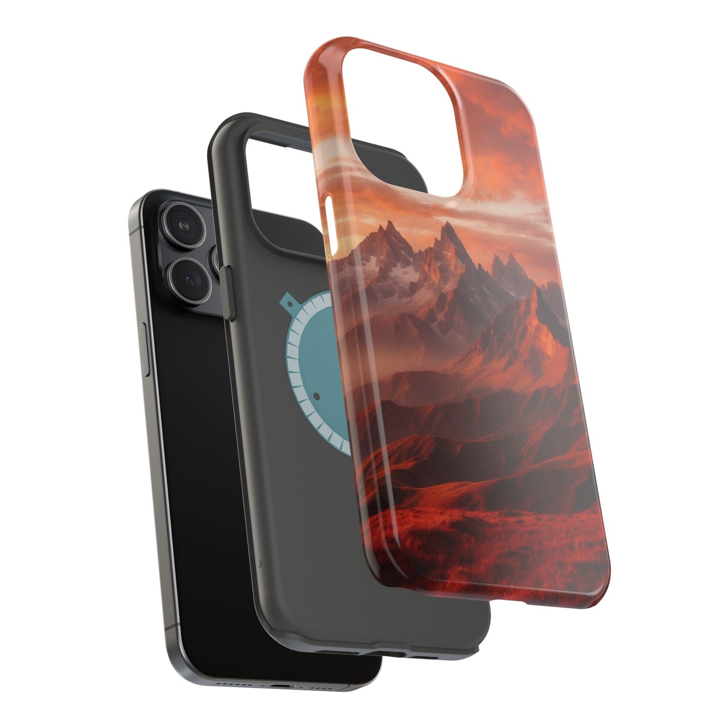 Fiery Mountain Sunset - MagSafe iPhone Case - BOGO Cases