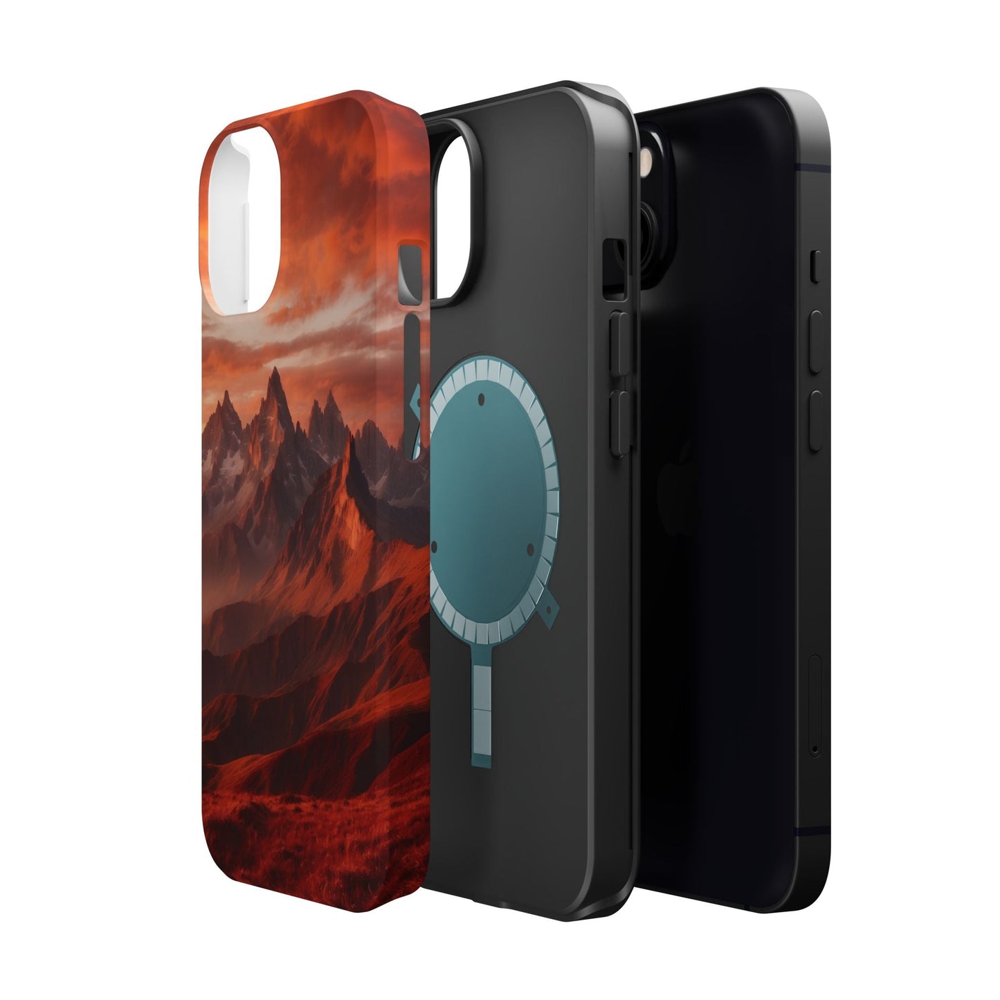 Fiery Mountain Sunset - MagSafe iPhone Case - BOGO Cases