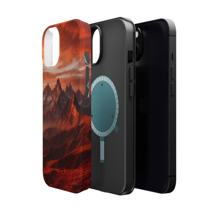 Fiery Mountain Sunset - MagSafe iPhone Case - BOGO Cases