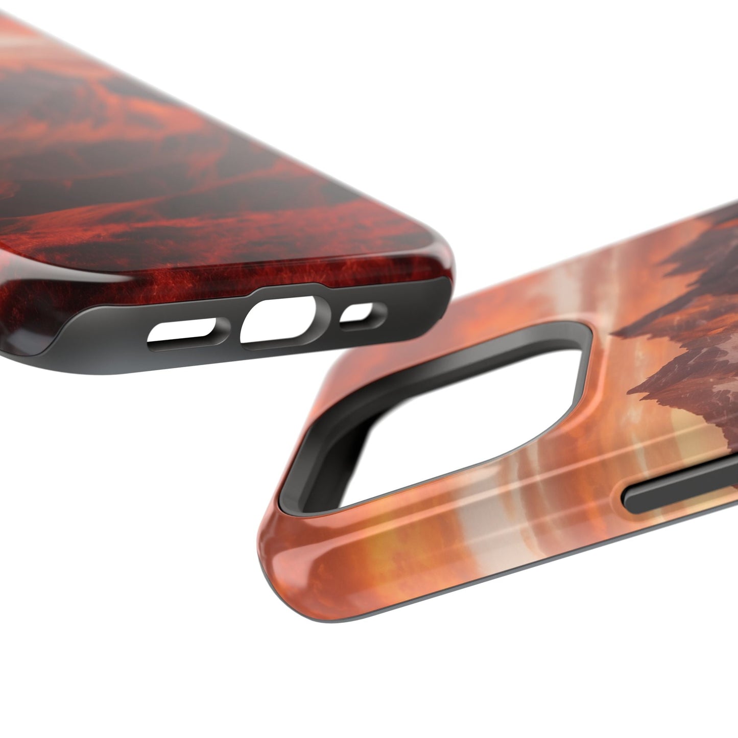 Fiery Mountain Sunset - MagSafe iPhone Case - BOGO Cases