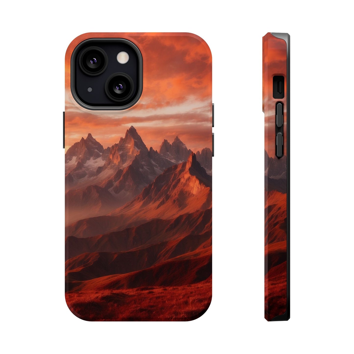Fiery Mountain Sunset - MagSafe iPhone Case - BOGO Cases
