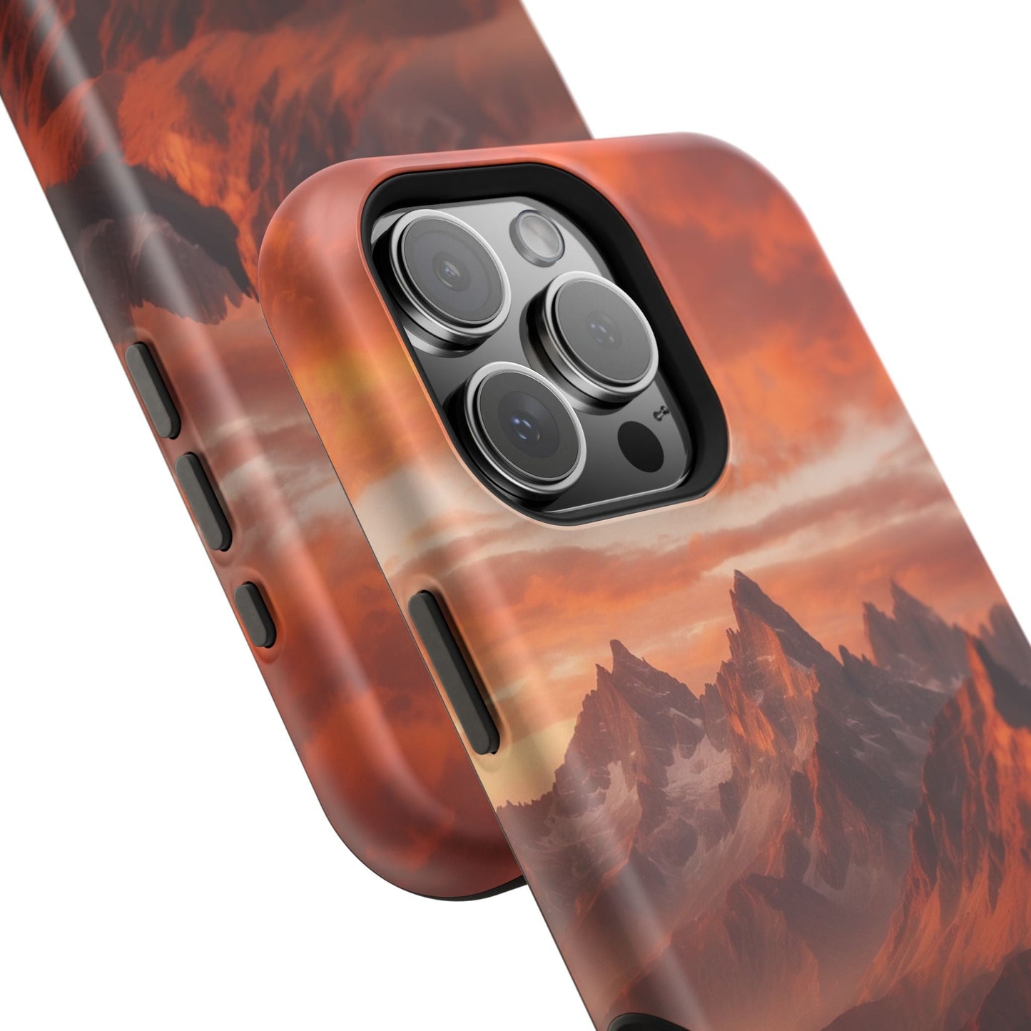 Fiery Mountain Sunset - MagSafe iPhone Case - BOGO Cases