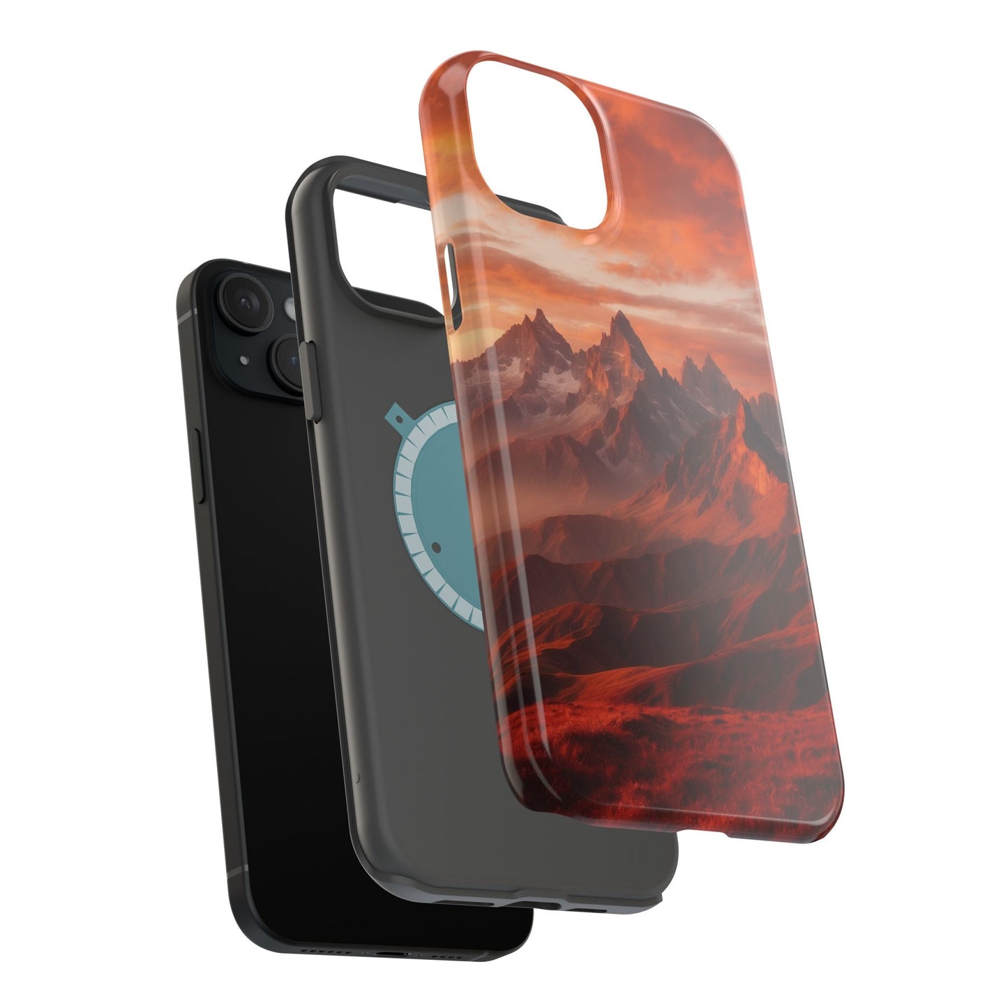 Fiery Mountain Sunset - MagSafe iPhone Case - BOGO Cases