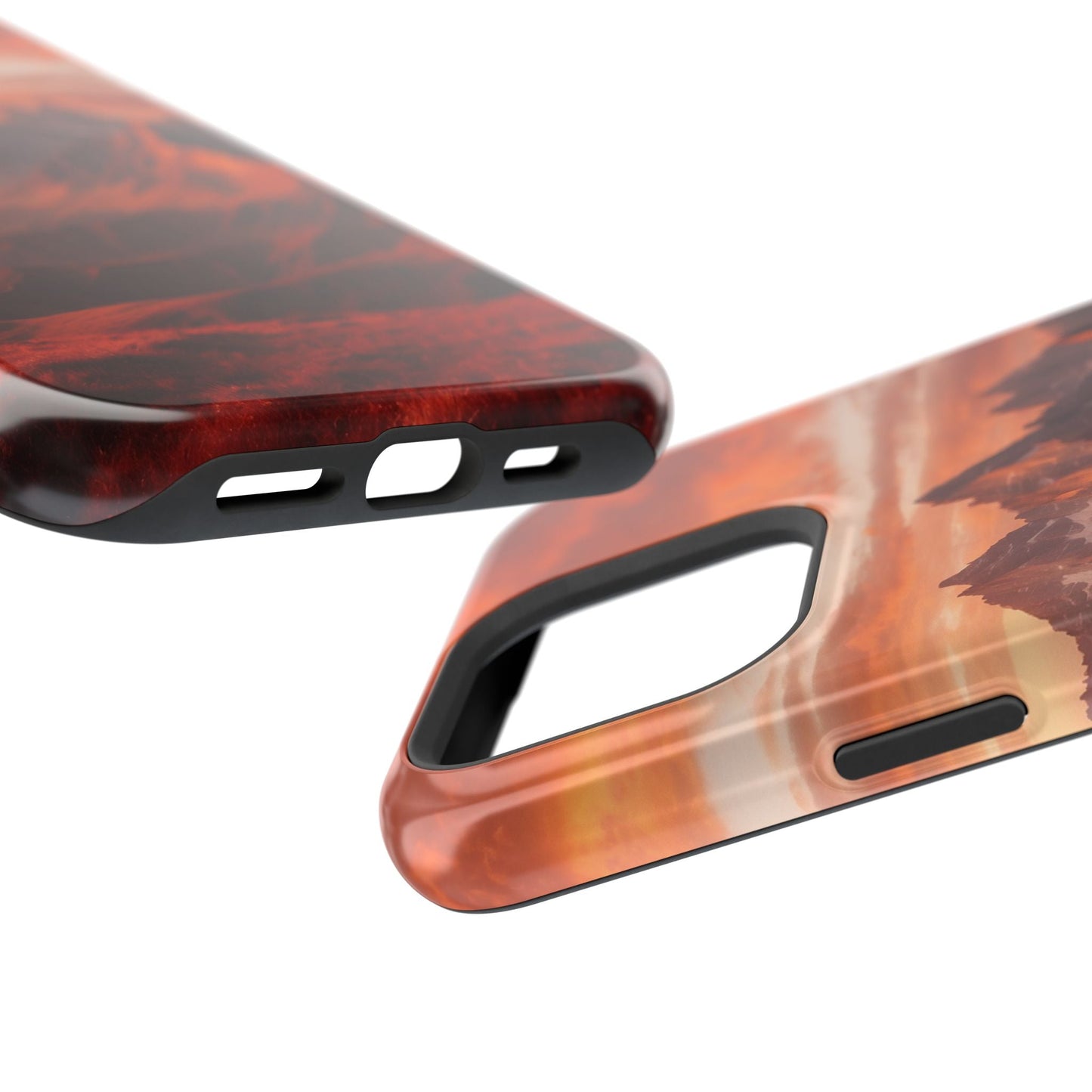Fiery Mountain Sunset - MagSafe iPhone Case - BOGO Cases