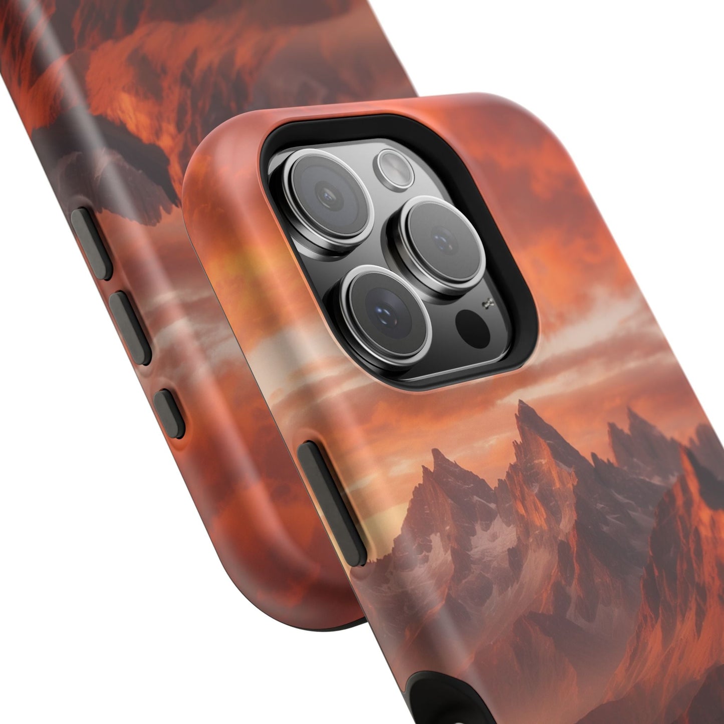 Fiery Mountain Sunset - MagSafe iPhone Case - BOGO Cases
