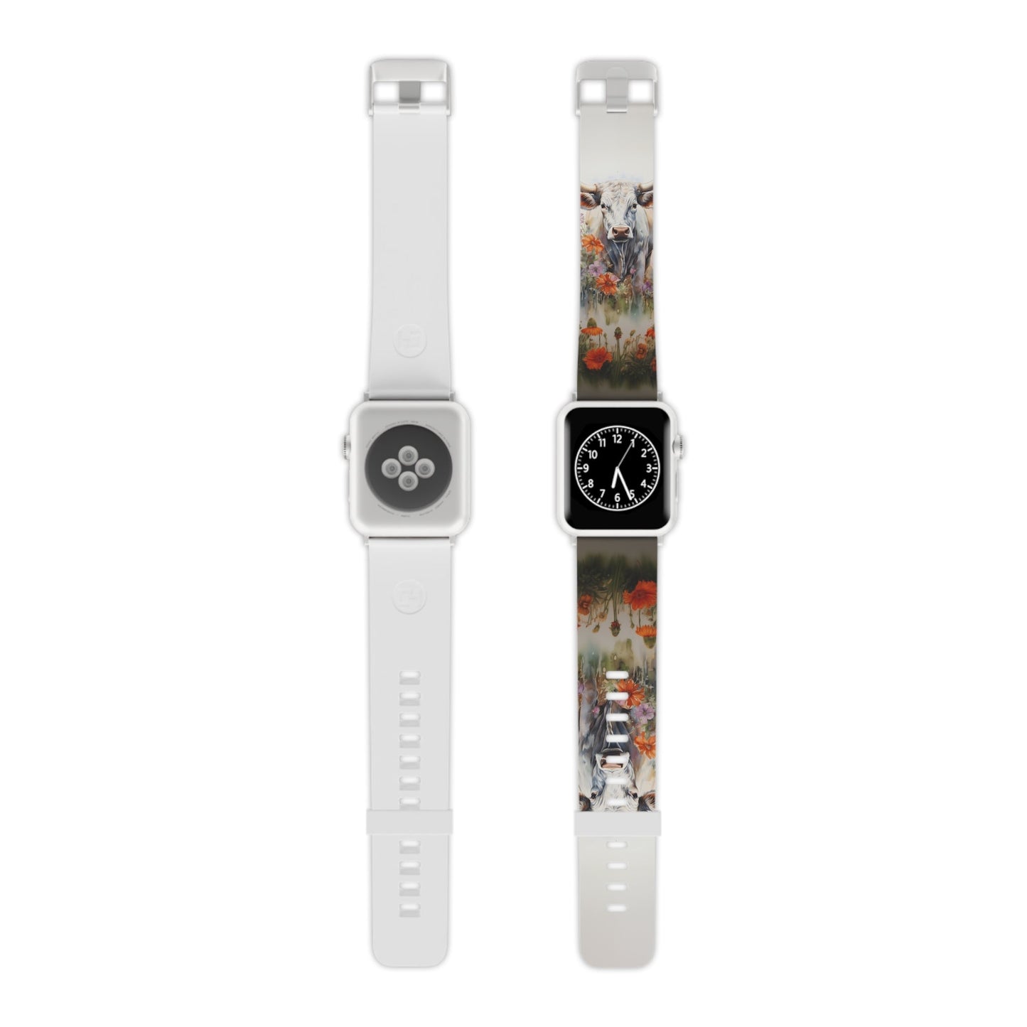 Floral Cow Apple Watch Band - BOGO Cases