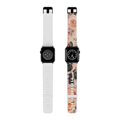 Floral French Bulldogs | Apple Watch Band - BOGO Cases