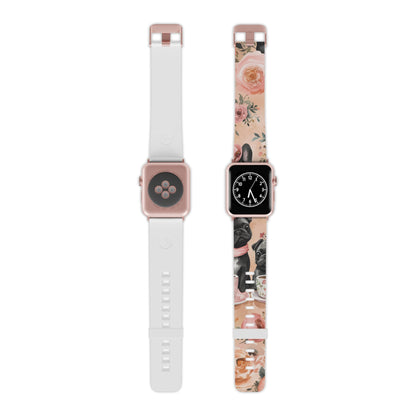 Floral French Bulldogs | Apple Watch Band - BOGO Cases