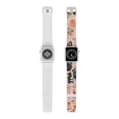 Floral French Bulldogs | Apple Watch Band - BOGO Cases