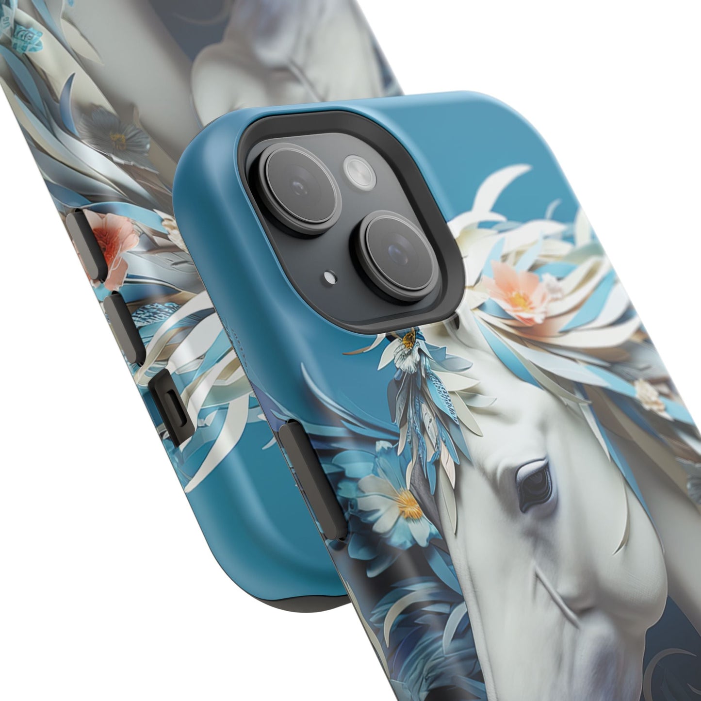 Floral Horse MagSafe iPhone Case - BOGO Cases