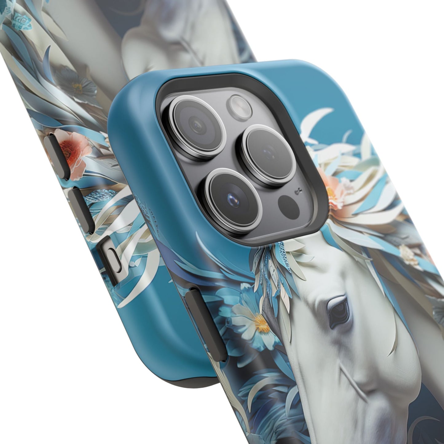 Floral Horse MagSafe iPhone Case - BOGO Cases