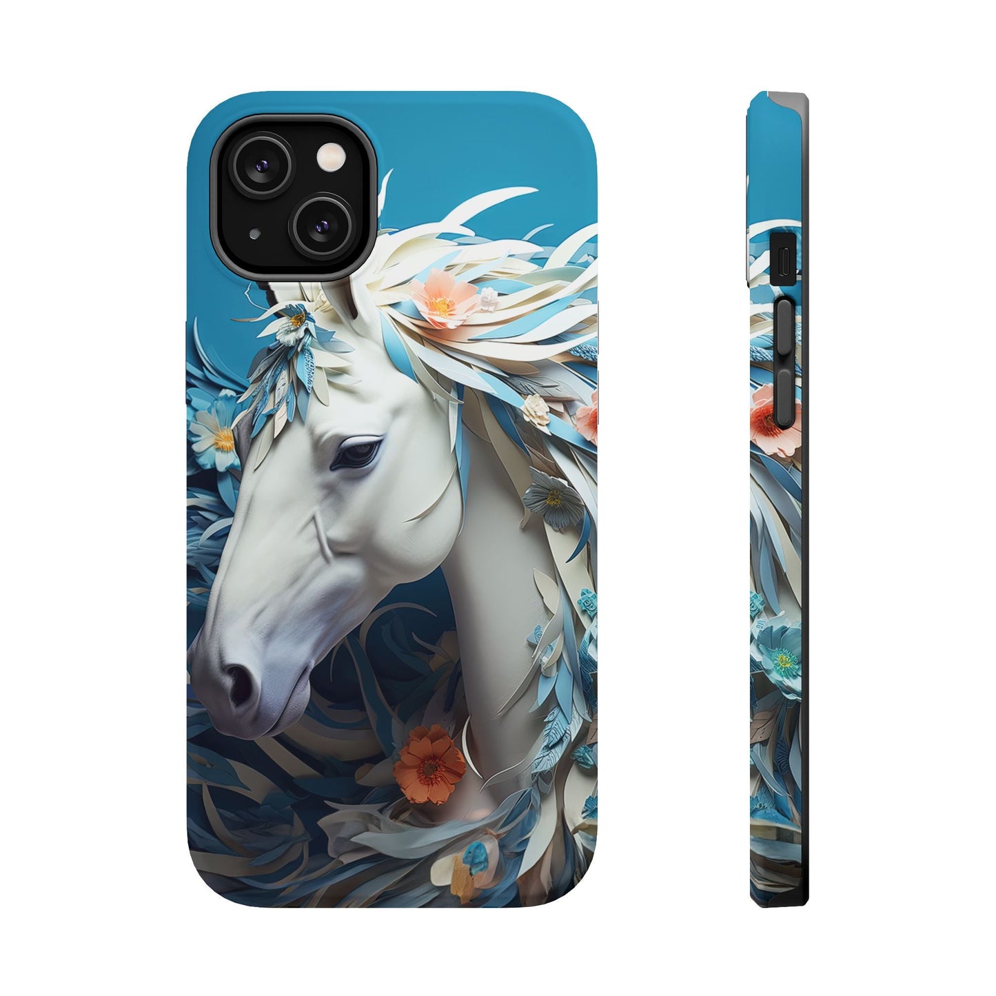 Floral Horse MagSafe iPhone Case - BOGO Cases