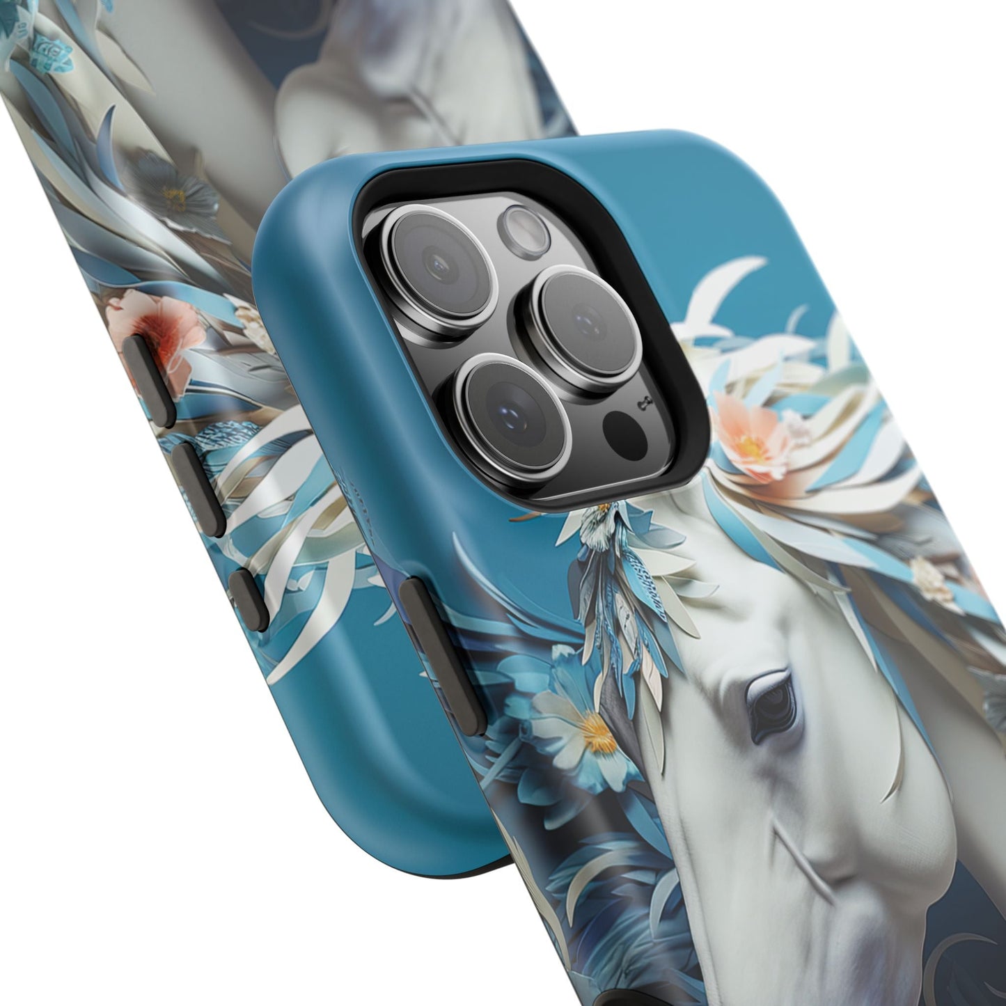 Floral Horse MagSafe iPhone Case - BOGO Cases