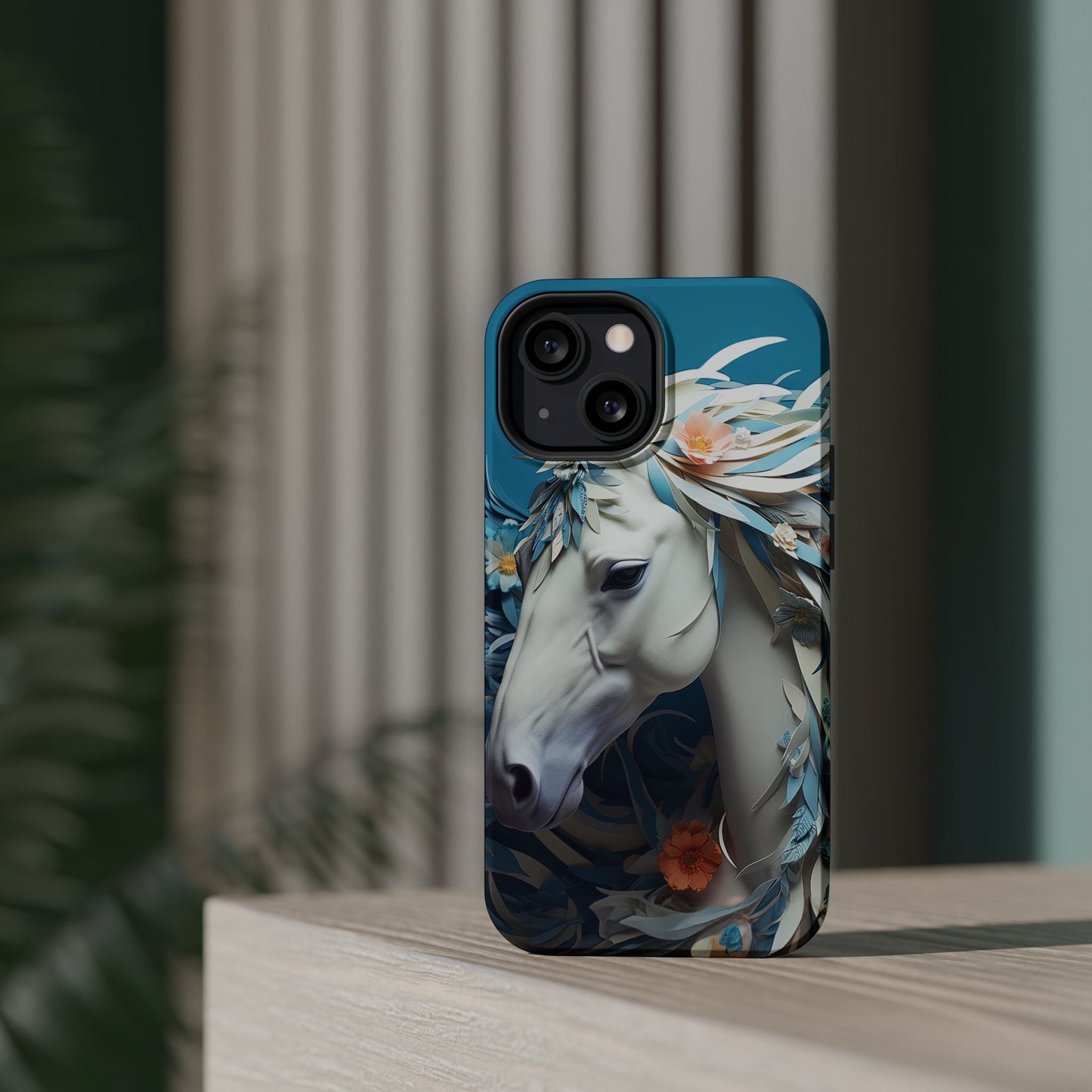 Floral Horse MagSafe iPhone Case - BOGO Cases