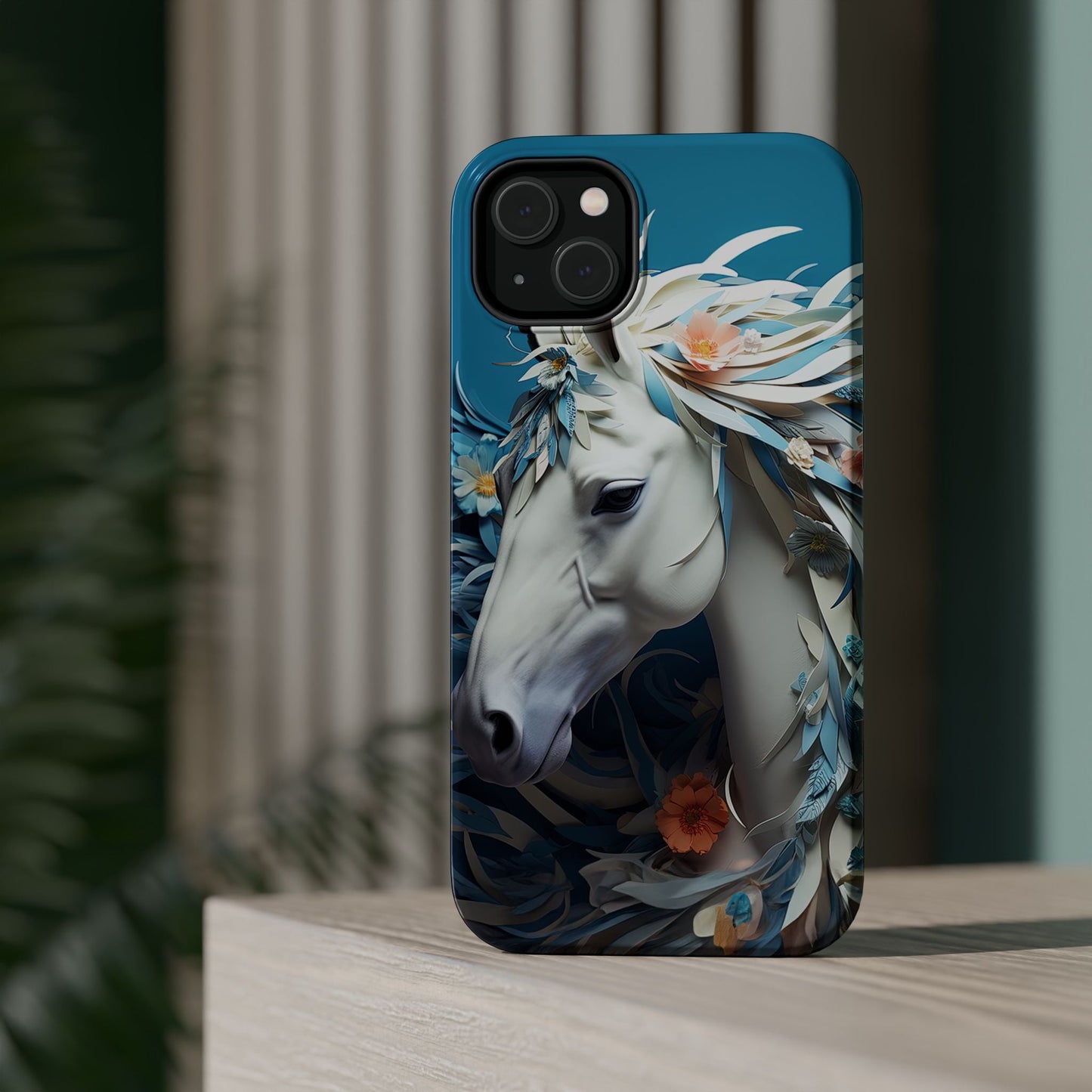 Floral Horse MagSafe iPhone Case - BOGO Cases