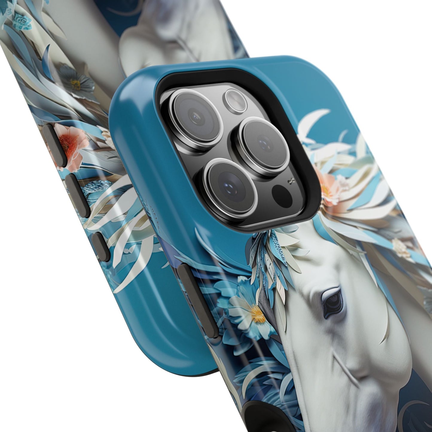 Floral Horse MagSafe iPhone Case - BOGO Cases