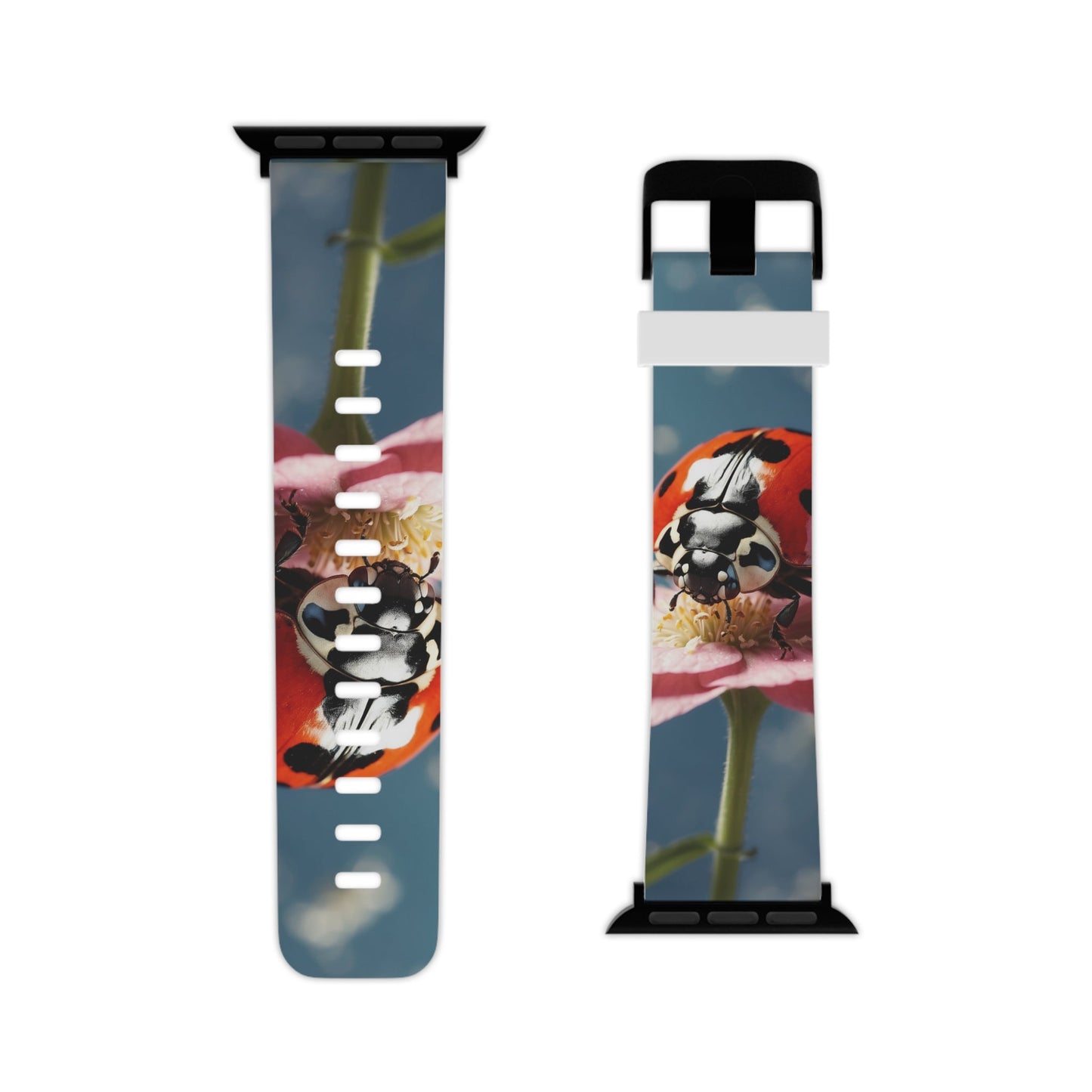 Floral Ladybug Delight Apple Watch Band - BOGO Cases