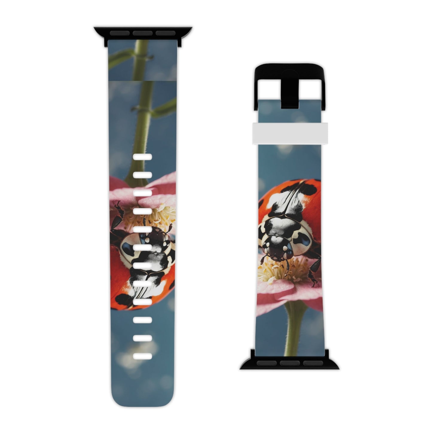 Floral Ladybug Delight Apple Watch Band - BOGO Cases
