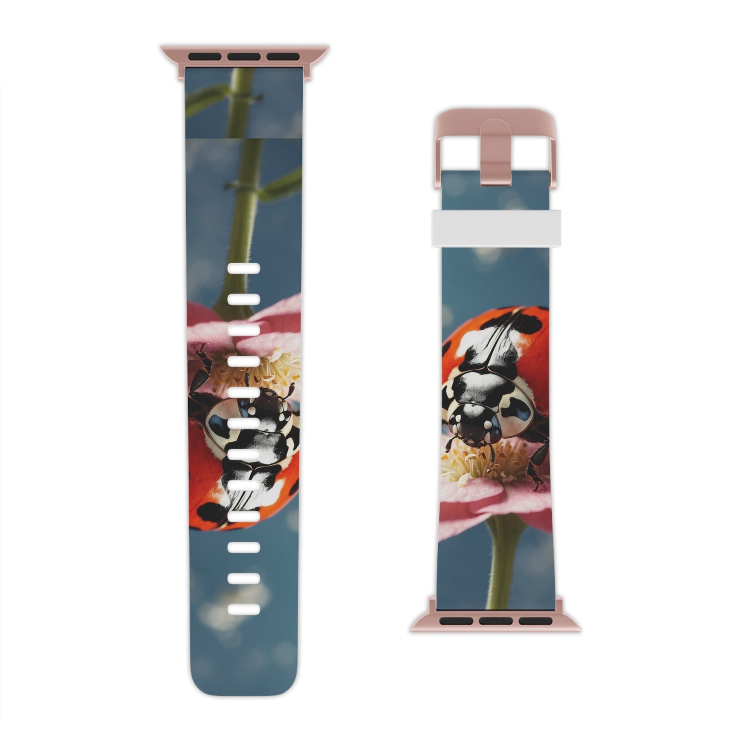 Floral Ladybug Delight Apple Watch Band - BOGO Cases