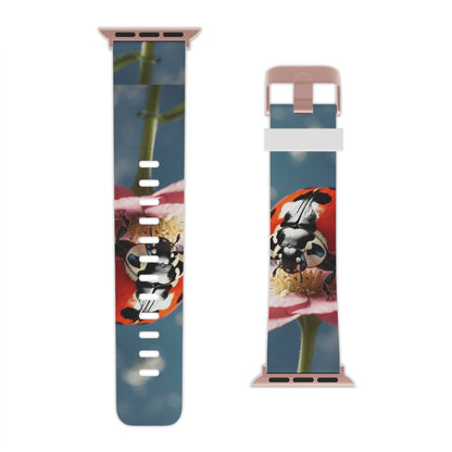 Floral Ladybug Delight Apple Watch Band - BOGO Cases