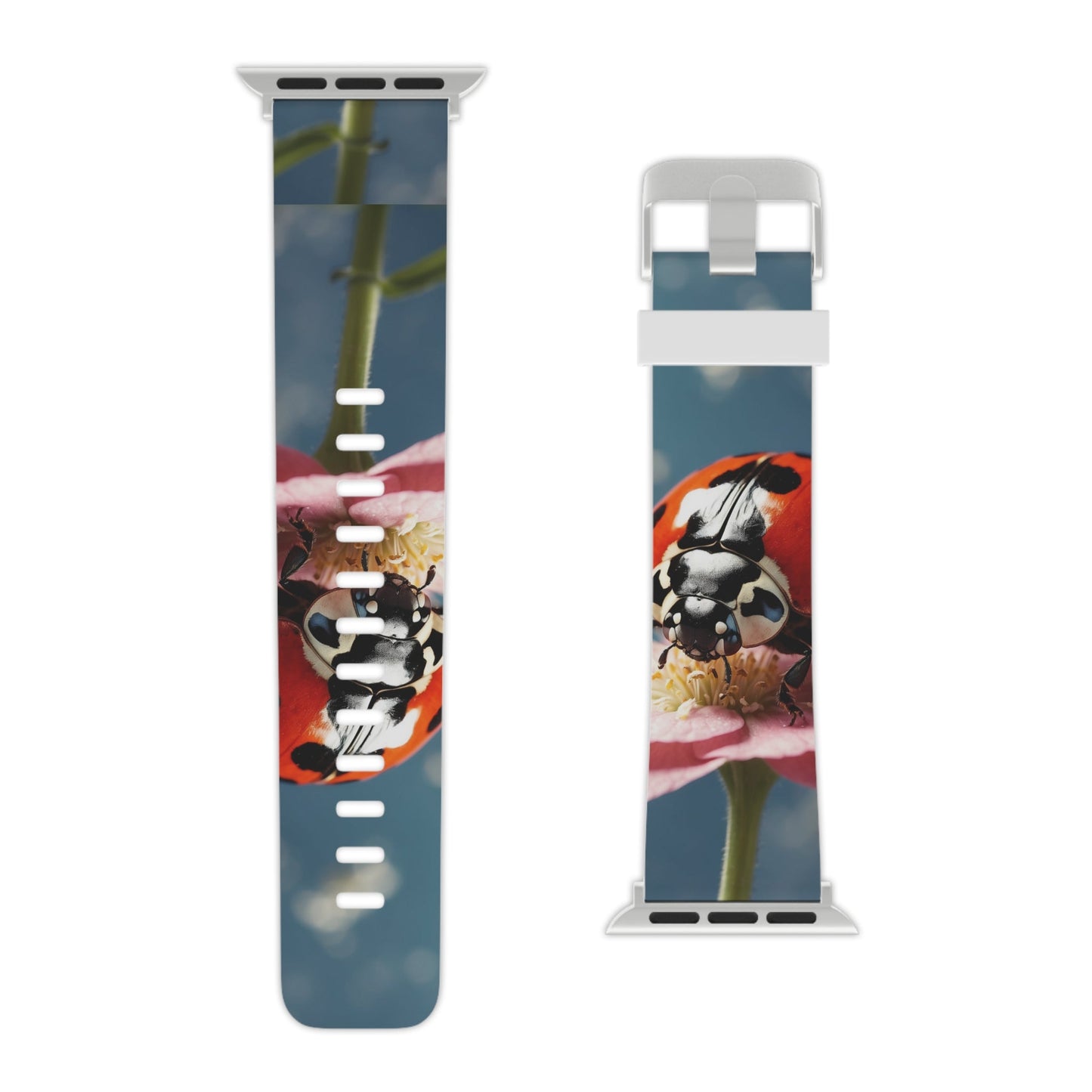 Floral Ladybug Delight Apple Watch Band - BOGO Cases