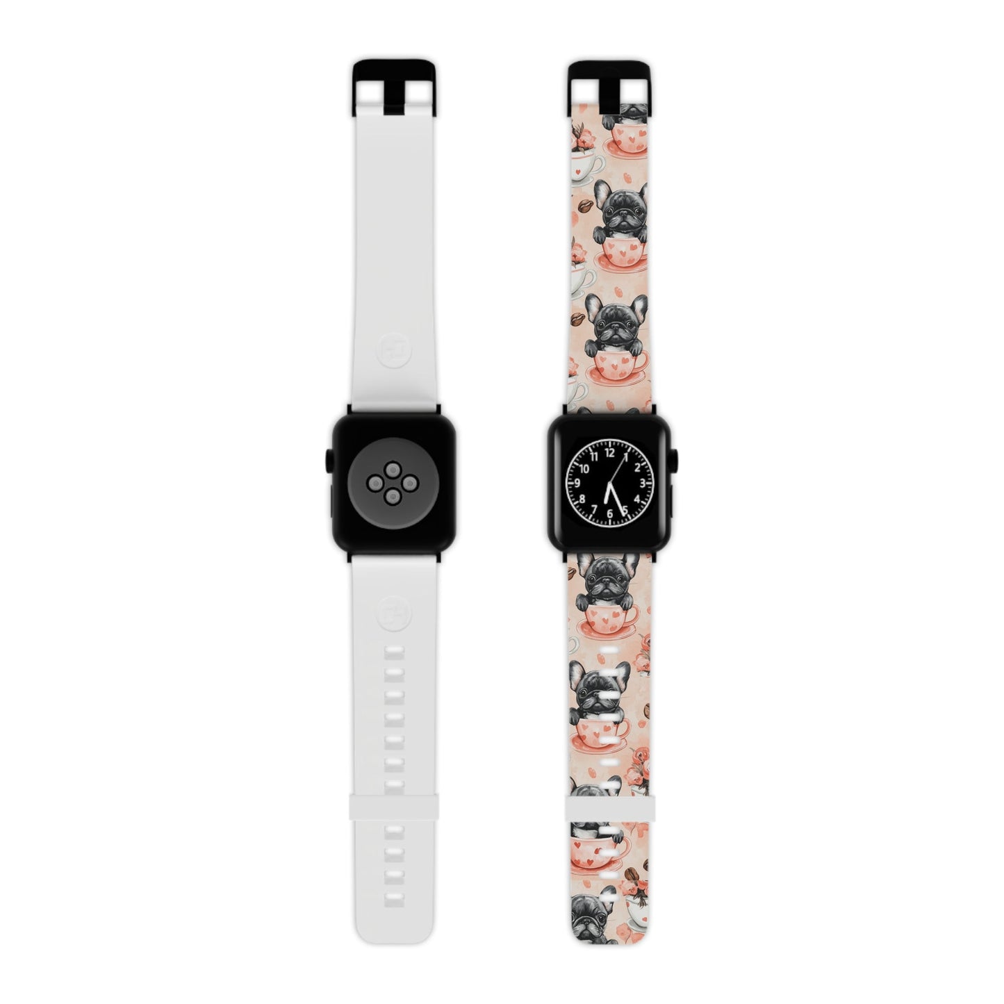 French Bulldogs in Heart Apple Watch Band - BOGO Cases