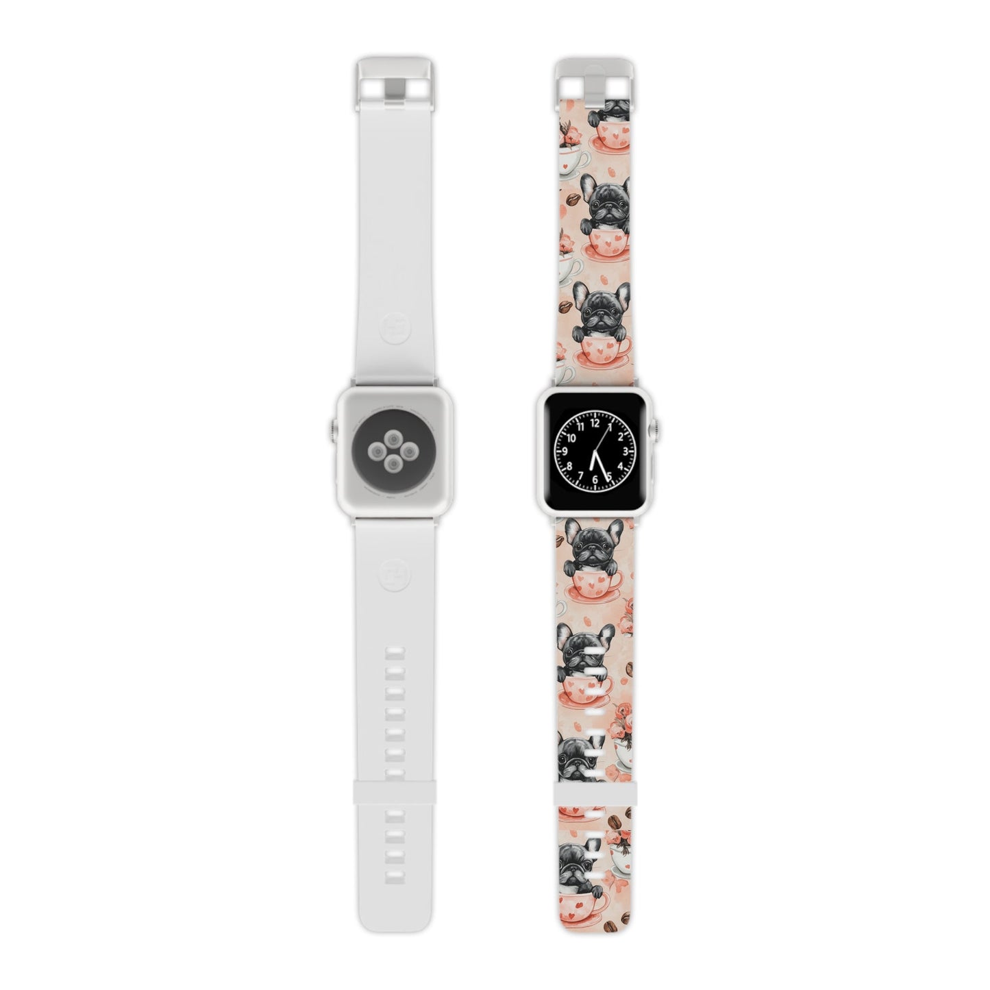 French Bulldogs in Heart Apple Watch Band - BOGO Cases