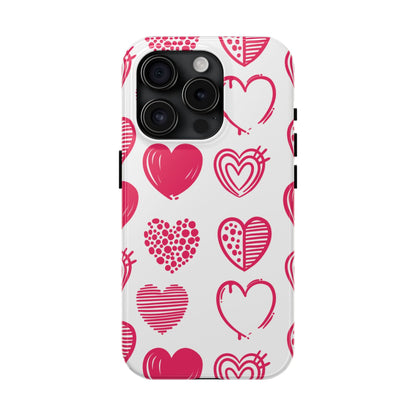 Funky Pink Hearts – iPhone Series Case - BOGO Cases
